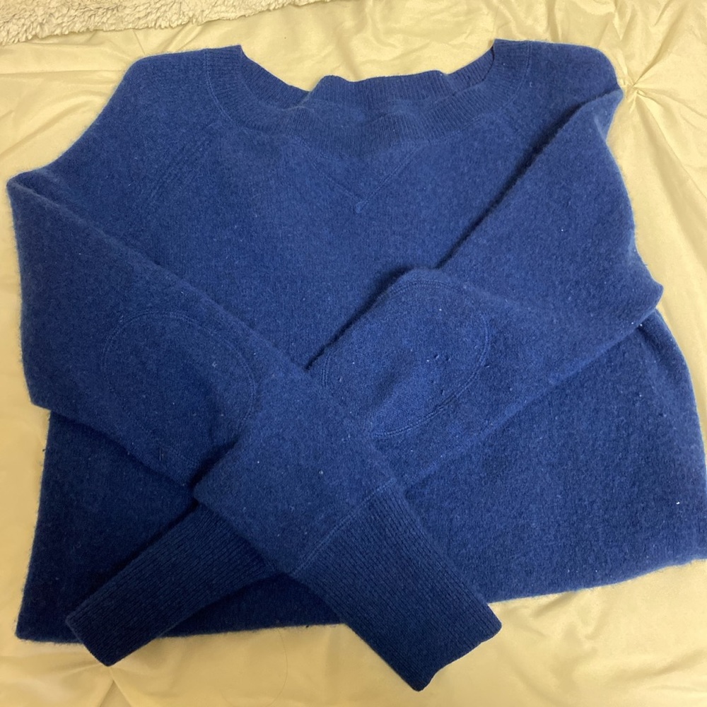 Royal blue cashmere sweater